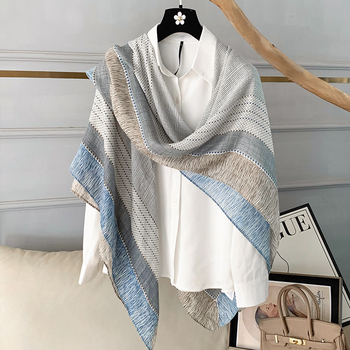 Cardigan-șal pentru femei, fibră de poliester, țesătură simplă, model în nuanțe coordonate, protecție împotriva razelor UV, siluetă prelungită