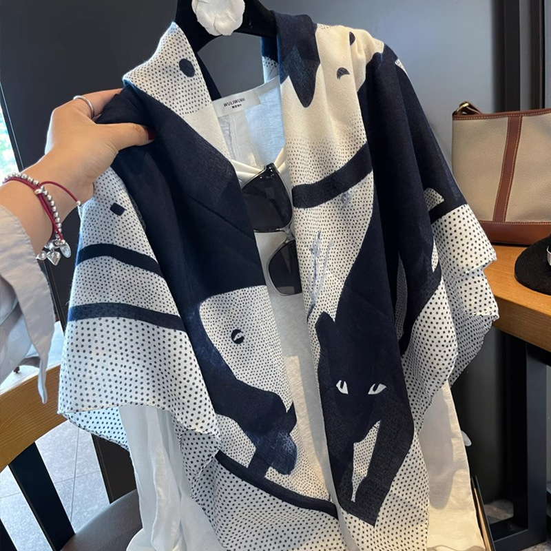 Cardigan-șal pentru femei, fibră de poliester, țesătură simplă, model în nuanțe coordonate, protecție împotriva razelor UV, siluetă prelungită