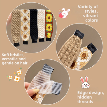 Κορδέλα μαλλιών για πλύσιμο προσώπου, γυναικείο γλυκό στυλ, υφαντό ύφασμα, προσαρμοστική