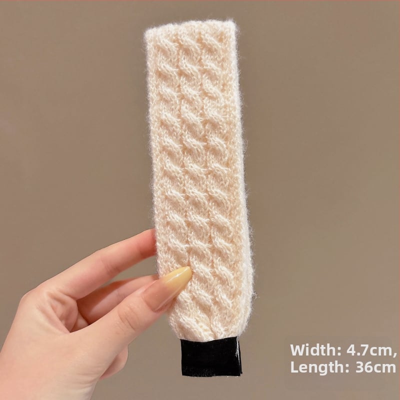 Κορδέλα μαλλιών για πλύσιμο προσώπου, γυναικείο γλυκό στυλ, υφαντό ύφασμα, προσαρμοστική