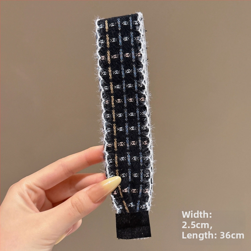 Κορδέλα μαλλιών για πλύσιμο προσώπου, γυναικείο γλυκό στυλ, υφαντό ύφασμα, προσαρμοστική