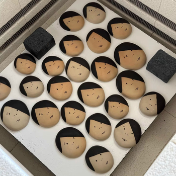 Хладилник магнит от синтетична смола с абстрактен дизайн, стил: модерен, забавен и симпатичен