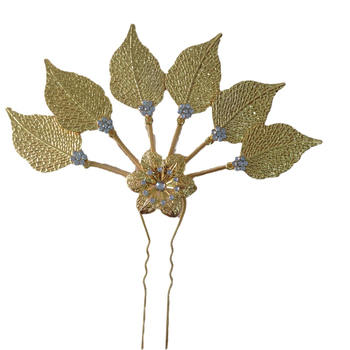 Accesoriu pentru cap – bază metalică, design floral, stil desene animate feminin, placare electrolitică