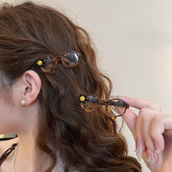 Clip de păr Duckbill – de mână, Plastic/Rezina, Stil desen animat drăguț, Proaspăt și dulce, Toamna 2025