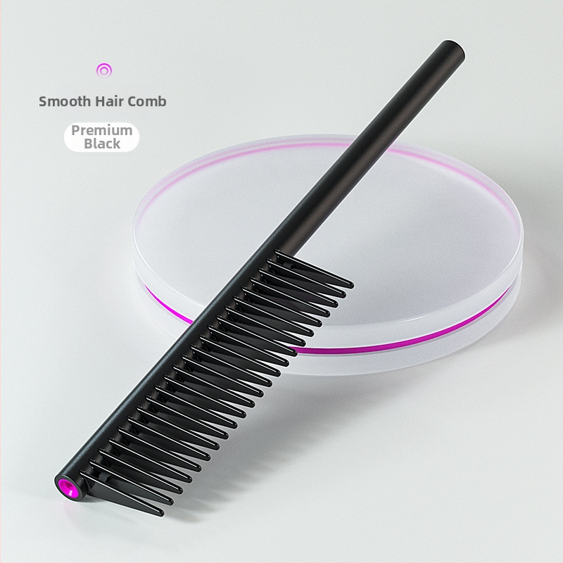 Гребен за коса с широки зъби – минималистичен дизайн, пластмасов, за лесно разплитане на къдрава коса