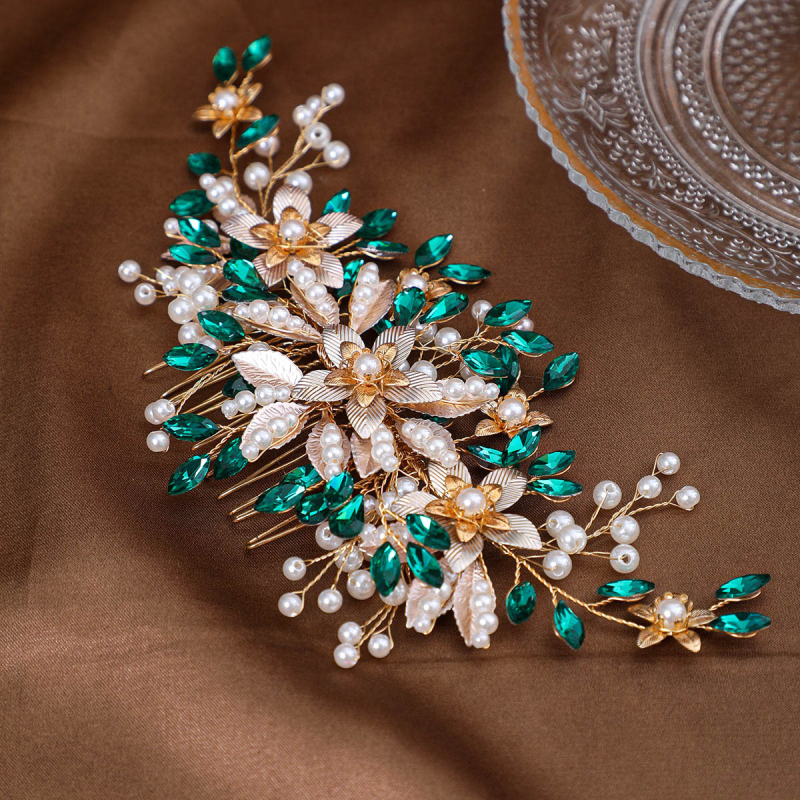 Ukosnica za kosu s kristalima u obliku cvijeta, ručno izrađena za žene