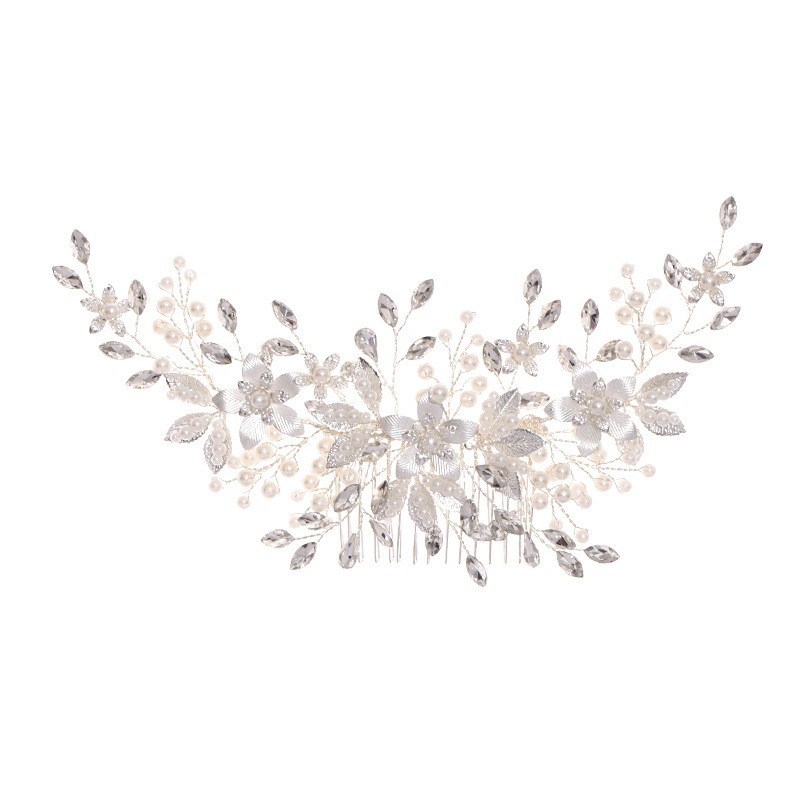 Ukosnica za kosu s kristalima u obliku cvijeta, ručno izrađena za žene