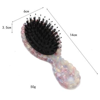 Koreapärase stiiliga massaažiharja juuksedele, käsitöö, materjal: äädikhape, õhupadi, bränd Yufeng, lihtne naissoost geomeetriline disain