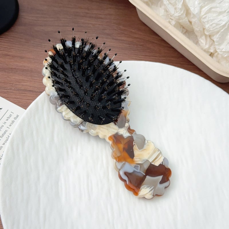 Koreapärase stiiliga massaažiharja juuksedele, käsitöö, materjal: äädikhape, õhupadi, bränd Yufeng, lihtne naissoost geomeetriline disain