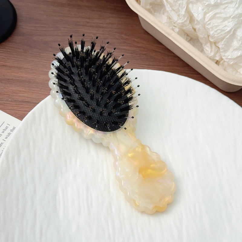 Koreapärase stiiliga massaažiharja juuksedele, käsitöö, materjal: äädikhape, õhupadi, bränd Yufeng, lihtne naissoost geomeetriline disain