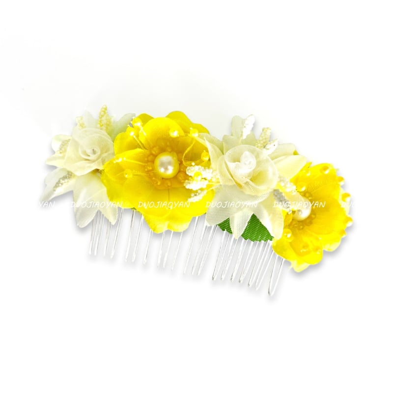 Kanga lilledega juukseklips – käsitöö, vintage stiil, lille kuju