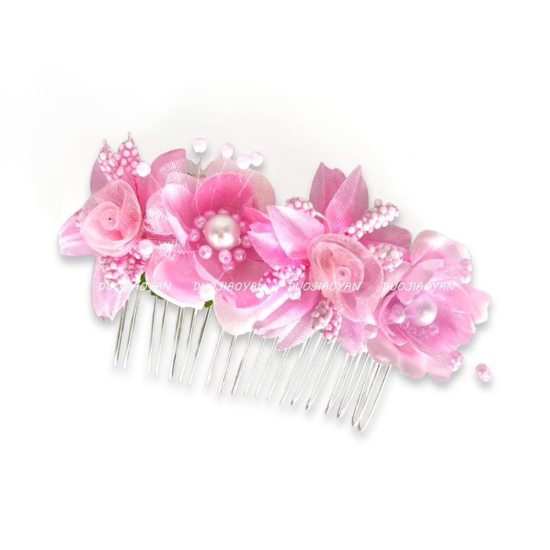 Kanga lilledega juukseklips – käsitöö, vintage stiil, lille kuju