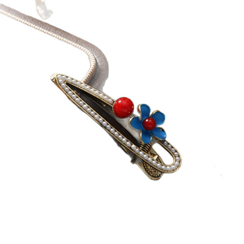 Muylinda clips de păr cu formă de cioc de rață, stil retro, aliaj de zinc