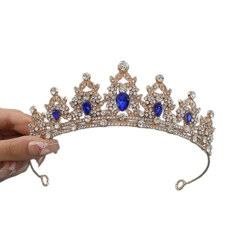Gyerekeknek szóló fejkoszorú – hercegnő stílusú, ötvözet korona, alkalmas esküvőkre és születésnapokra