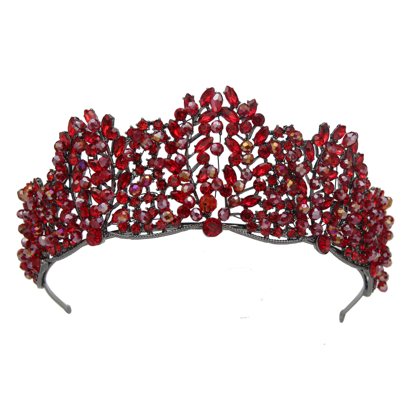 Vjenčana tiara - Barokna legura, 5A kristali, rhinestones i stakleni kristali, elektroplatiranje