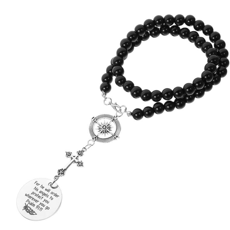 Ангелска украса за задното огледало на колата — сплав, електроплакиране, марка Dingsong, модел: кръст/корона/римски цифри, стил: персонален тренд