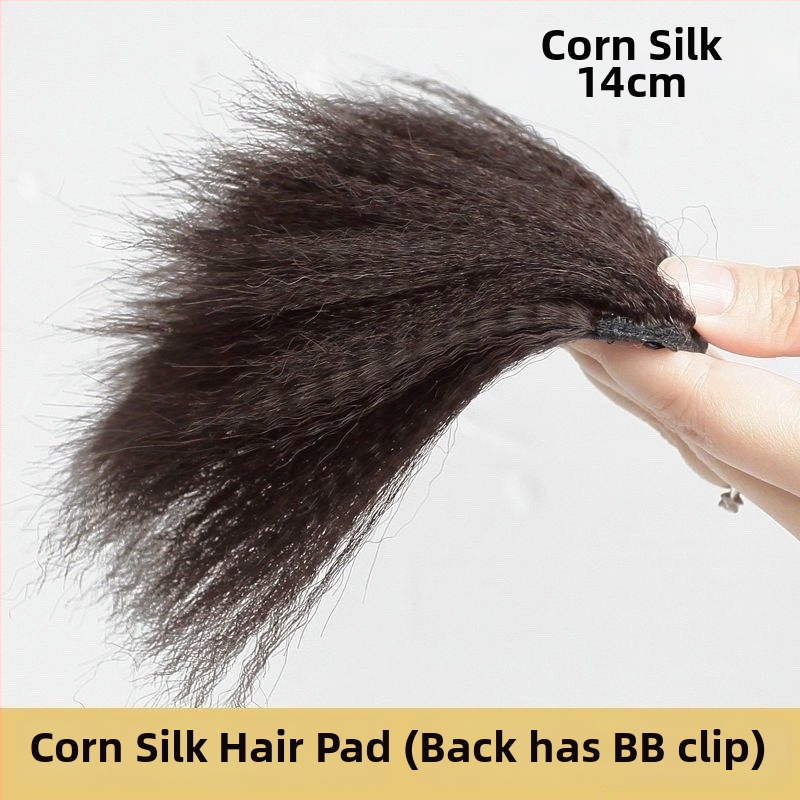 Parukos gabalas, tiesūs plaukai, mišrios šilko plaukai, rankų audimas, kilmė Kinija