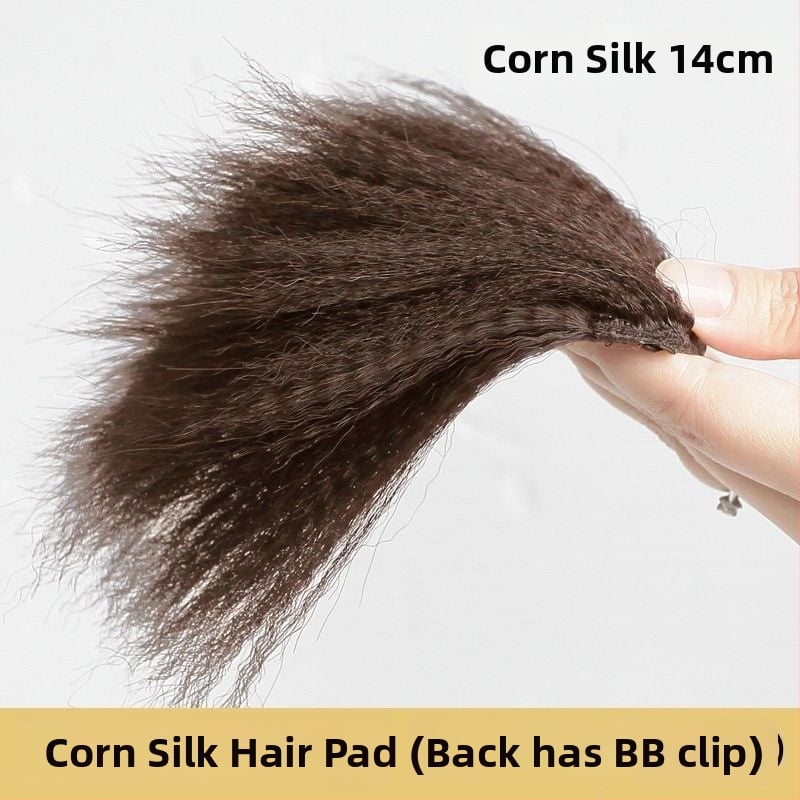 Parukos gabalas, tiesūs plaukai, mišrios šilko plaukai, rankų audimas, kilmė Kinija