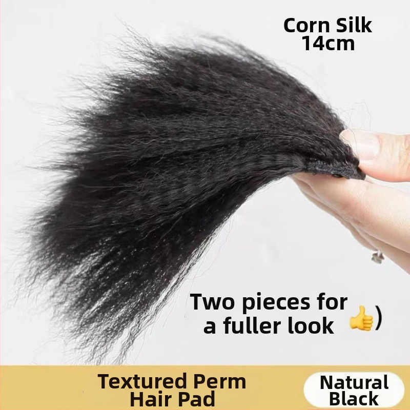 Parukos gabalas, tiesūs plaukai, mišrios šilko plaukai, rankų audimas, kilmė Kinija