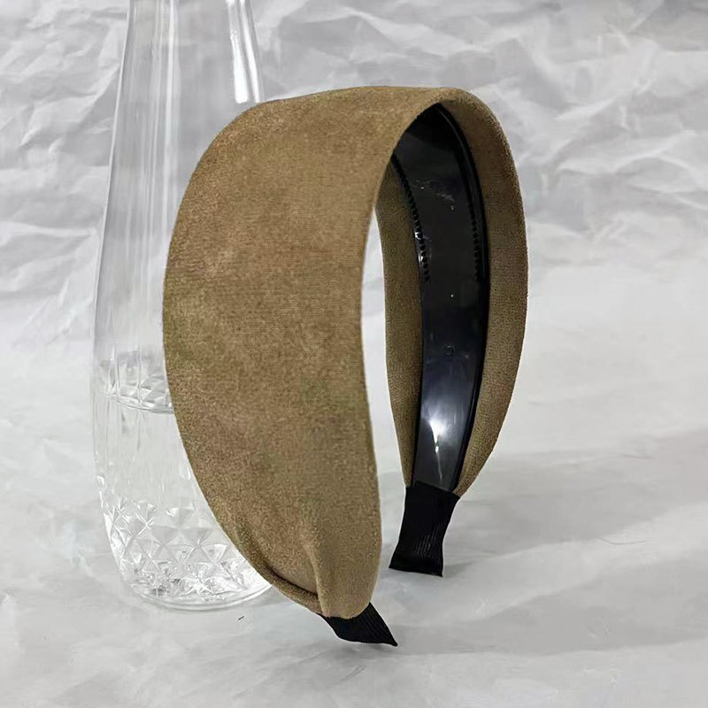 Sieviešu auduma matu lente ar platām malām, roku darbs, retro stils