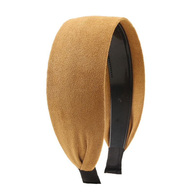 Sieviešu auduma matu lente ar platām malām, roku darbs, retro stils