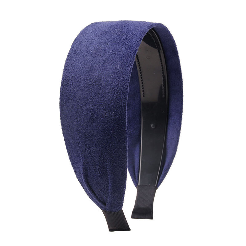 Sieviešu auduma matu lente ar platām malām, roku darbs, retro stils