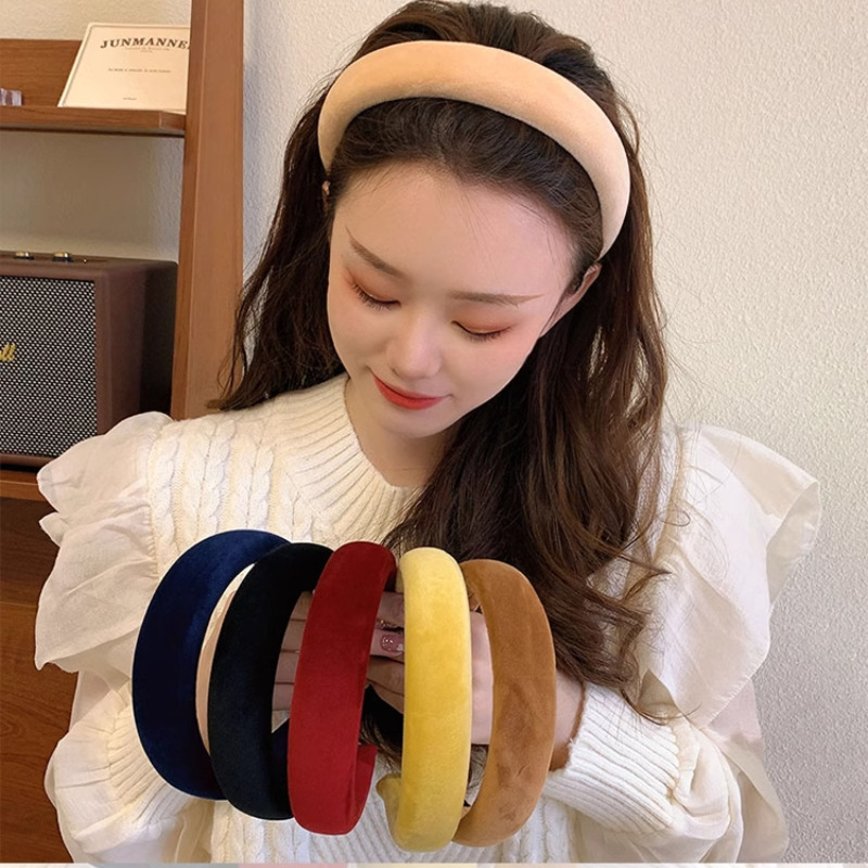 Velūra galvas lente, roku darbs, japāņu–koriešu stils, galvas rotas, sievietēm