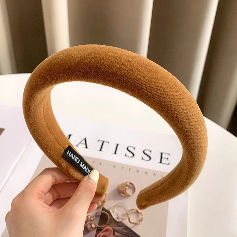 Velūra galvas lente, roku darbs, japāņu–koriešu stils, galvas rotas, sievietēm