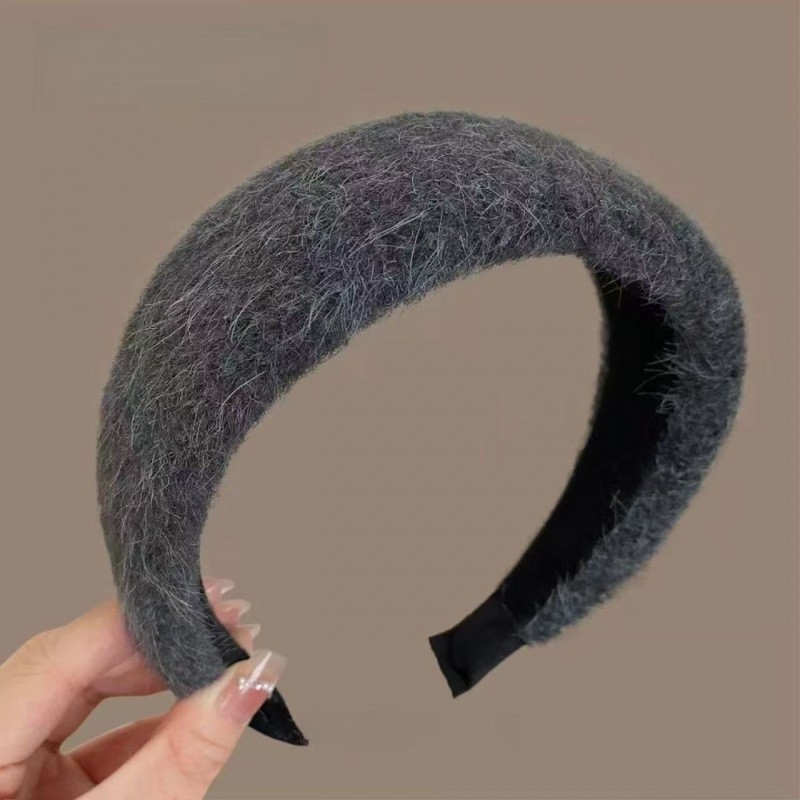 Pliša galvas josla ar mezglu - rokdarbs, sievietēm galvas aksesuārs, izcelsme Yiwu