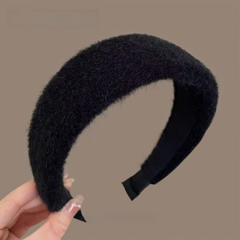 Pliša galvas josla ar mezglu - rokdarbs, sievietēm galvas aksesuārs, izcelsme Yiwu