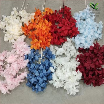 Stropne umjetne cvijeće za svadbene dvorane i hotele | svilenih cvjetova, embosirana obrada, dekor i rekviziti za fotografiju