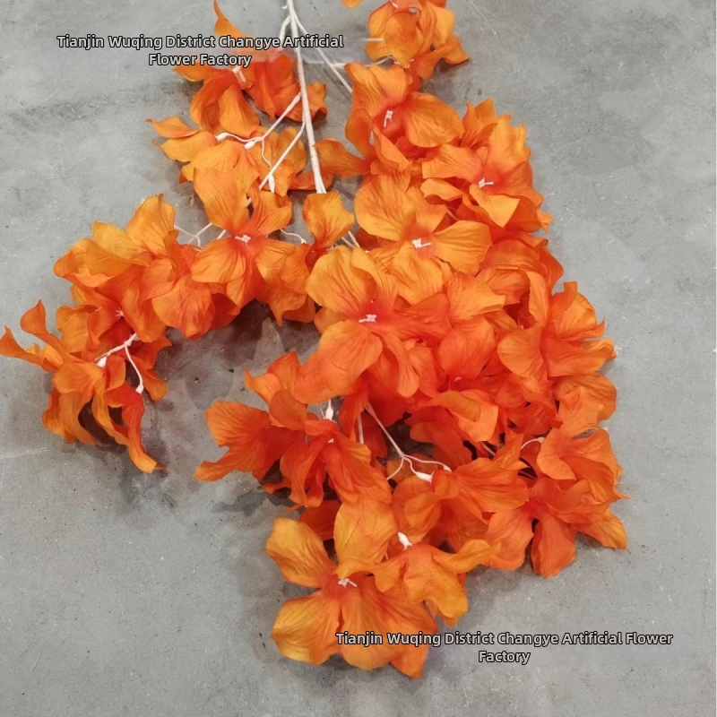 Stropne umjetne cvijeće za svadbene dvorane i hotele | svilenih cvjetova, embosirana obrada, dekor i rekviziti za fotografiju