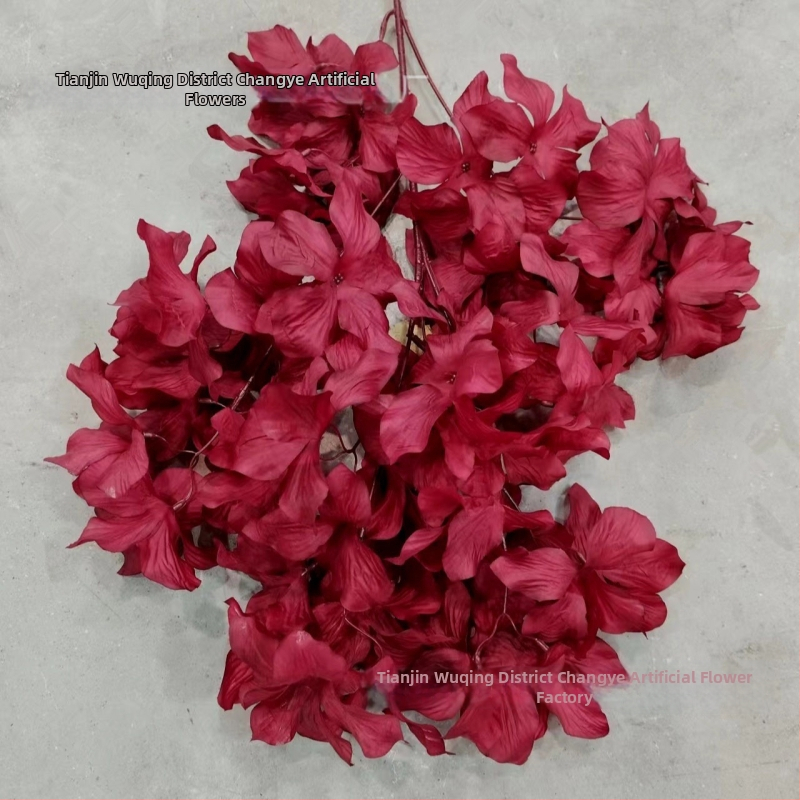 Stropne umjetne cvijeće za svadbene dvorane i hotele | svilenih cvjetova, embosirana obrada, dekor i rekviziti za fotografiju