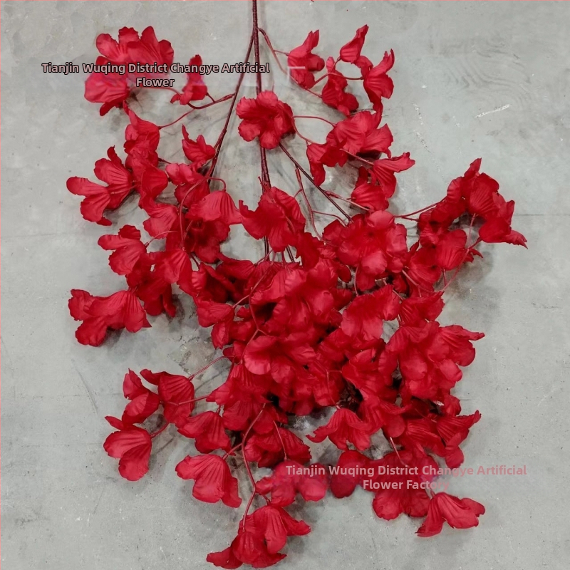 Stropne umjetne cvijeće za svadbene dvorane i hotele | svilenih cvjetova, embosirana obrada, dekor i rekviziti za fotografiju