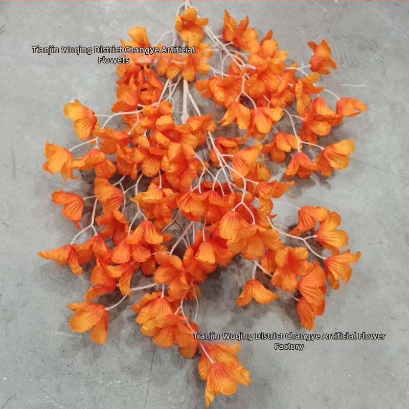 Stropne umjetne cvijeće za svadbene dvorane i hotele | svilenih cvjetova, embosirana obrada, dekor i rekviziti za fotografiju