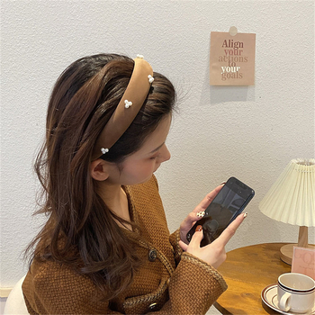 Sieviešu galvas lente no auduma, roku darbs, dabisks stil, izcelsme Džinhua