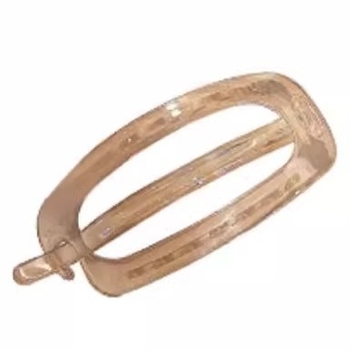 Spona za kosu – Elegantno, minimalističko dizajn; Materijal: plast/smola; Okretni klips; Obrada: pečena boja; Ljeto 2024