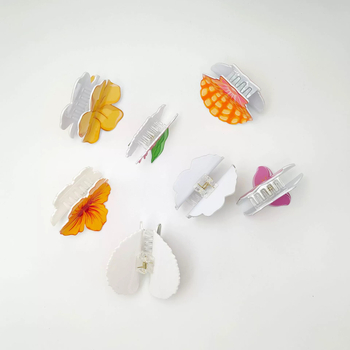 PVC cvjetna kopča za kosu, ručna izrada, za žene, dodatak za glavu