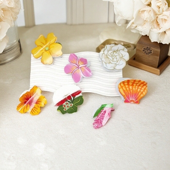 PVC cvjetna kopča za kosu, ručna izrada, za žene, dodatak za glavu