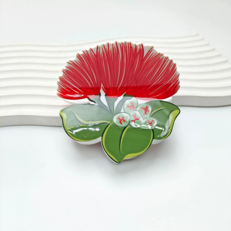 PVC cvjetna kopča za kosu, ručna izrada, za žene, dodatak za glavu