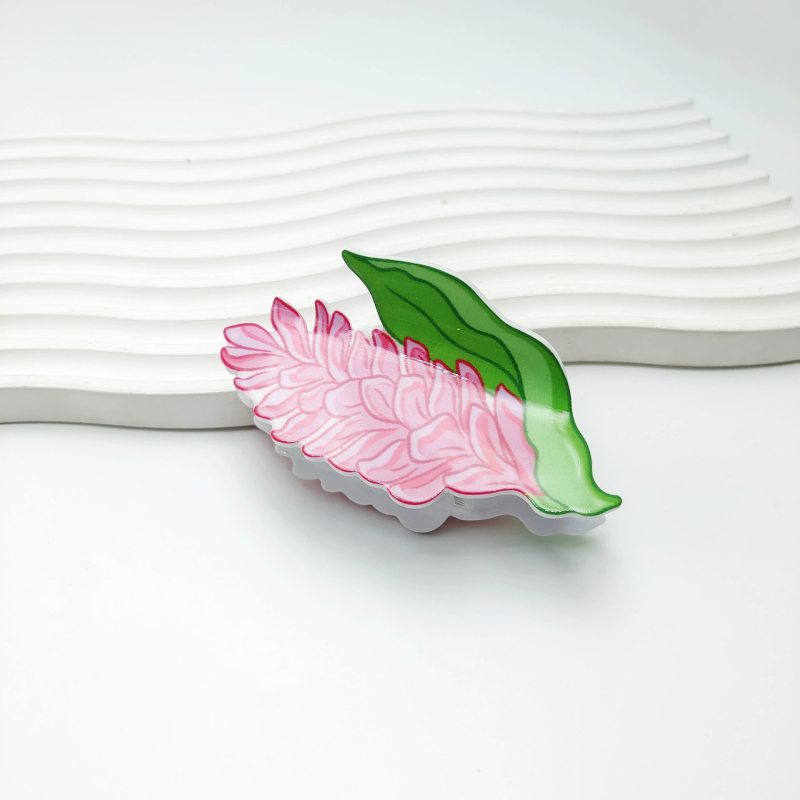 PVC cvjetna kopča za kosu, ručna izrada, za žene, dodatak za glavu