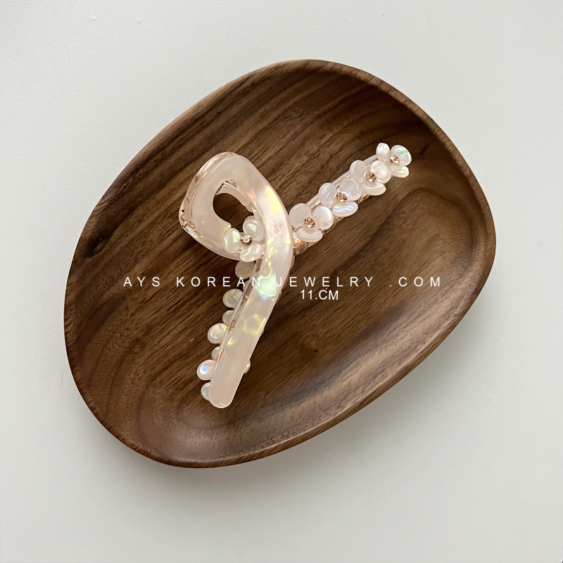 Akrilna kopča za kosu u obliku cvijeta, ručna izrada, korejski stil