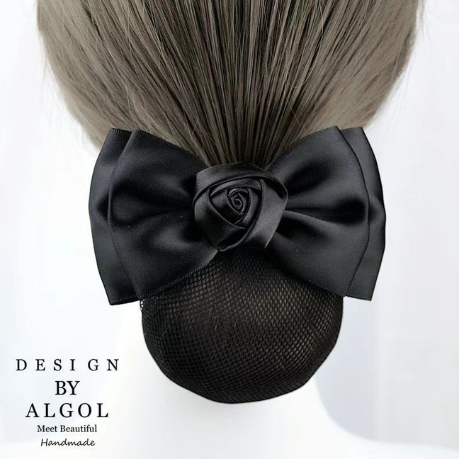 Hair Net и Hairpin за жени - прост аксесоар за коса от плат за оформяне на кок, лято 2025, произход: Джинхуа