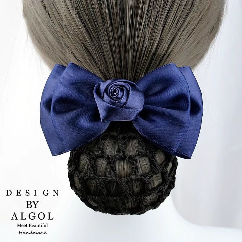 Hair Net и Hairpin за жени - прост аксесоар за коса от плат за оформяне на кок, лято 2025, произход: Джинхуа