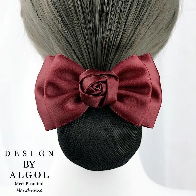 Hair Net и Hairpin за жени - прост аксесоар за коса от плат за оформяне на кок, лято 2025, произход: Джинхуа