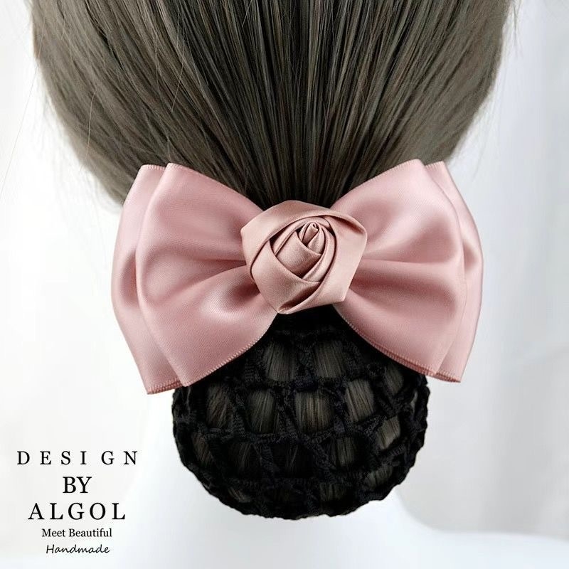 Hair Net и Hairpin за жени - прост аксесоар за коса от плат за оформяне на кок, лято 2025, произход: Джинхуа