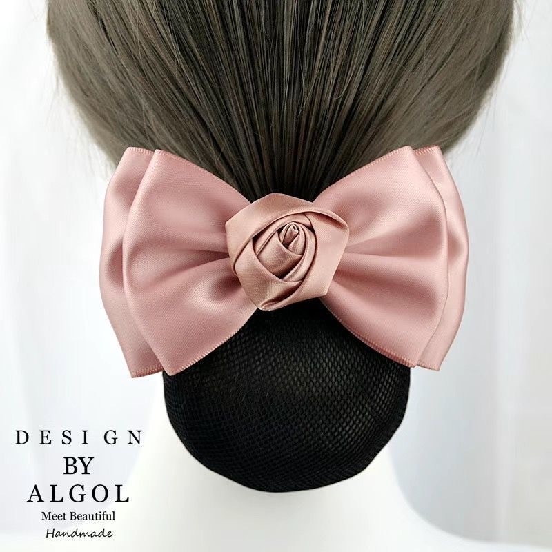 Hair Net и Hairpin за жени - прост аксесоар за коса от плат за оформяне на кок, лято 2025, произход: Джинхуа