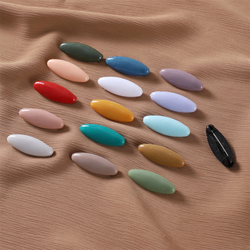 Plastična broš za šál, ženski stil, geometrijski dizajn, premaz pečenim lakom, dekorativno i podesivo