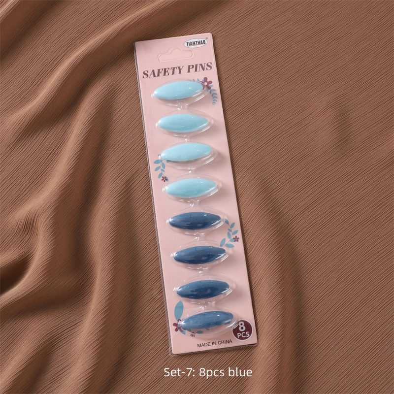 Plastična broš za šál, ženski stil, geometrijski dizajn, premaz pečenim lakom, dekorativno i podesivo