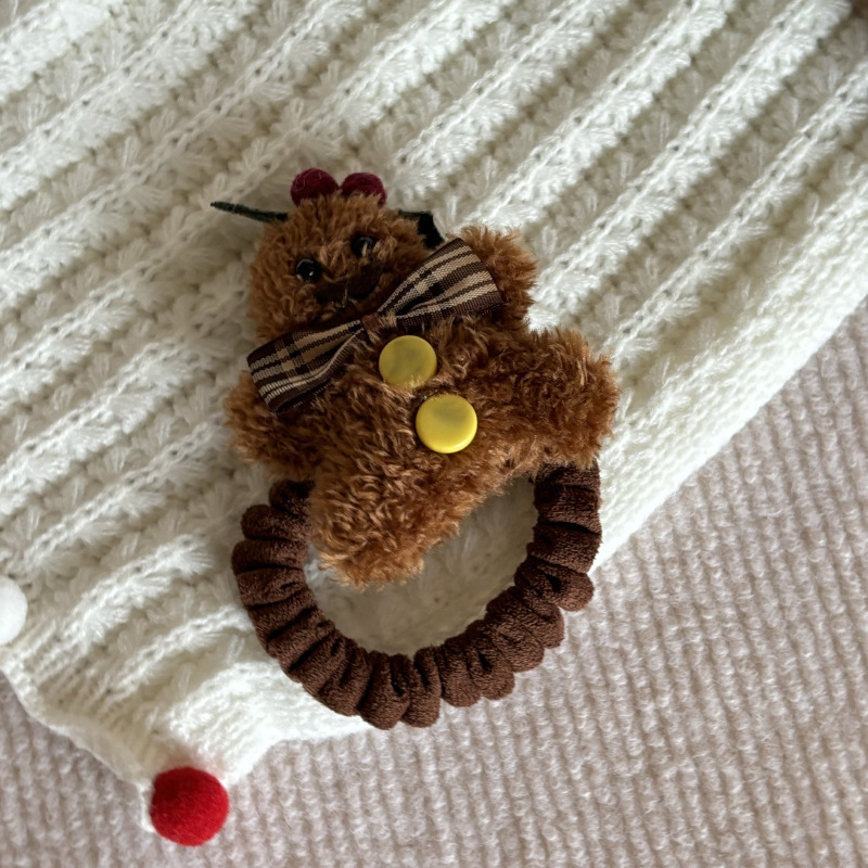 BB klipsa za kosu - Gingerbread Man dizajn, ručna izrada, za žene